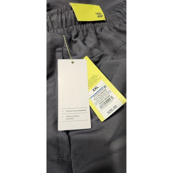 All In Motion Shorts For Women Size XXL Color Gray Zipper Pockets - Picture 9 of 10